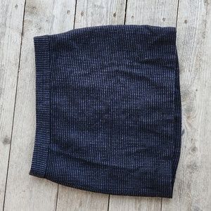 Gap Wool Blend Tweed Skirt - Purple & Black Size 4 Preppy Winter Mini Fall Y2K